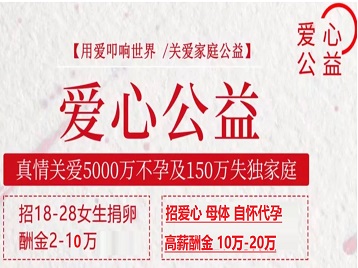 凉城捐卵助孕生子 爱心志愿者招募